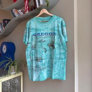 Vintage 1994 Oregon Map AOP Shirt